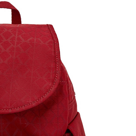 Kipling City Pack Small Classic Backpacks Signature Red | CA 1498IL